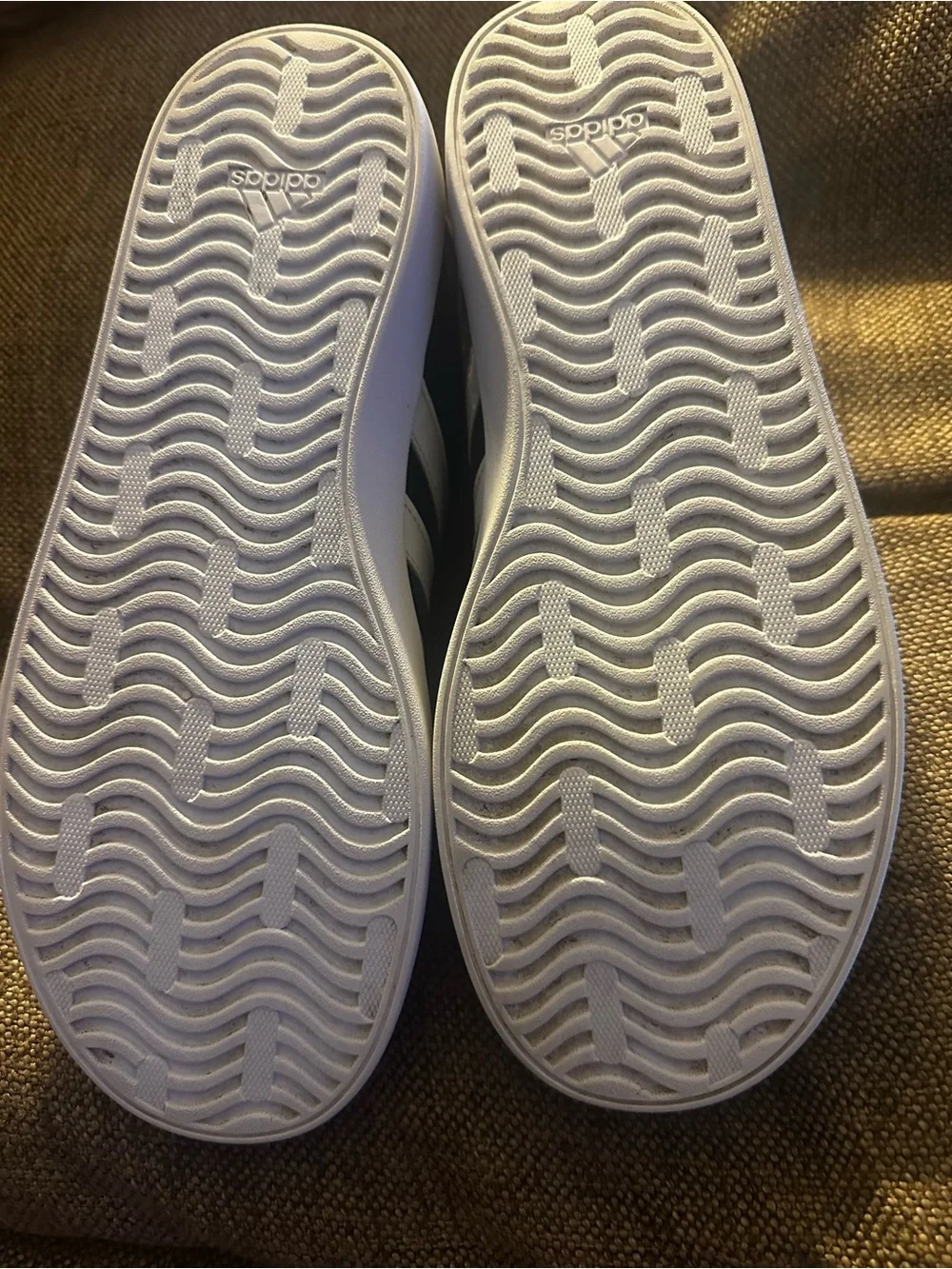 adidas Black Suede Low-Top Sneakers with White Stripes